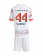 Bayern Munich Josip Stanisic #44 Replika Borta Kläder Barn 2025-26 Kortärmad (+ byxor)